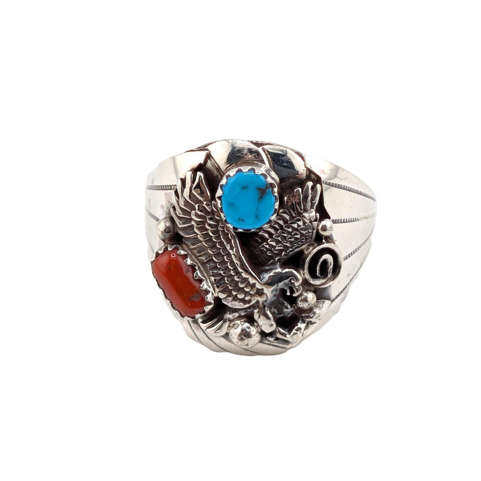 Turquoise ring 11.5 mens - Etsy 日本