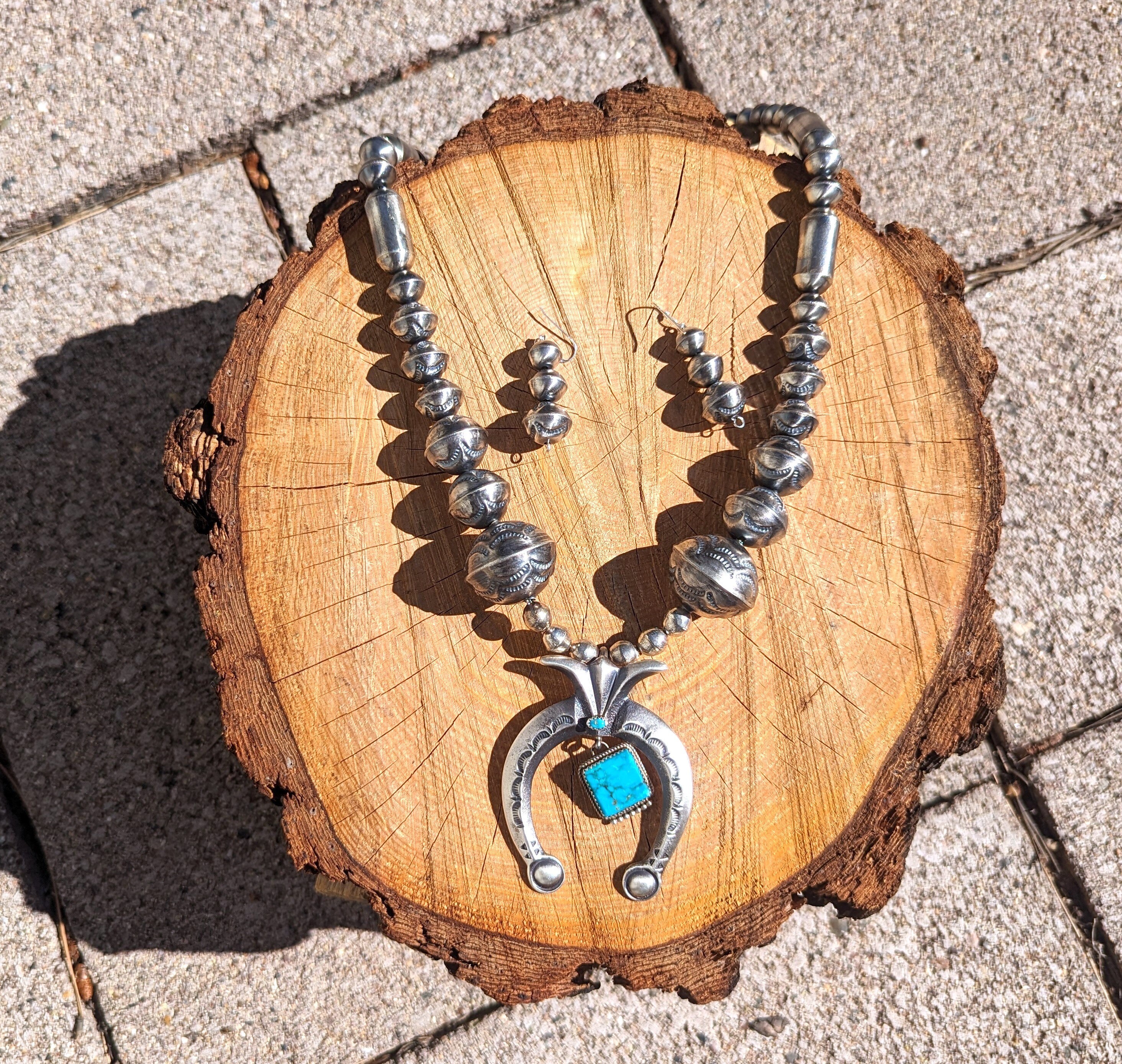 Navajojewelry Navajo Necklace Earrings Set Handmade Navajo Navajojewelry Navajo Necklace Earrings Set Handmade Navajo
