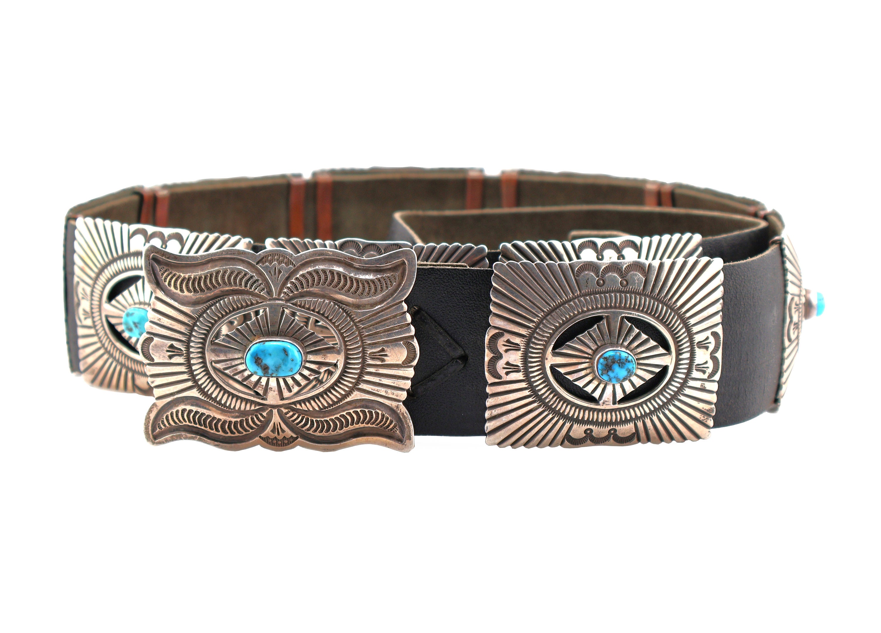 Huge 629 Gram Turquoise Slab Rare Native American Navajo Sterling Silver Concho Belt Huge 629 Gram Turquoise Slab Rare Native American Navajo Sterling Silver Concho Belt