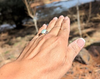 Remarkable Native American Zuni Mother Of Pearl Sterling