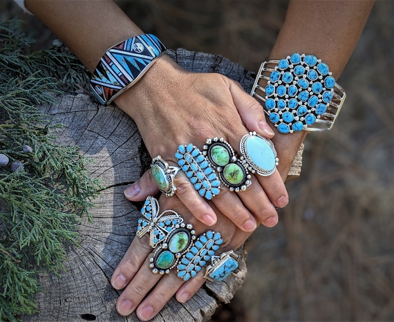 Wonderful Native American Navajo Jet Sterling Silver Bracelet Wonderful Native American Navajo Jet Sterling Silver Bracelet