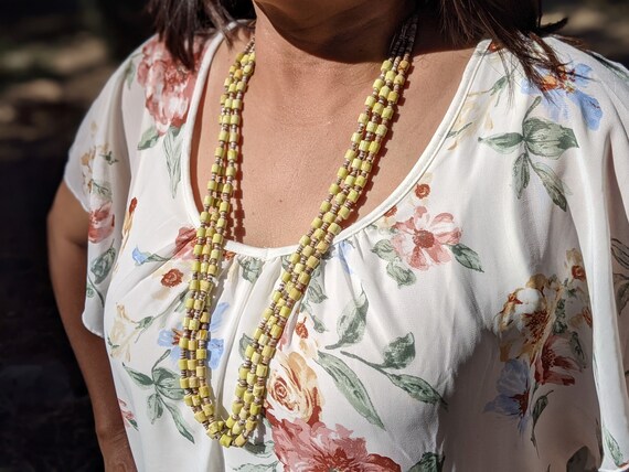 Rare Double Sided Serpentine Native American Kewa Turquoise Shell Heishi Necklace Rare Double Sided Serpentine Native American Kewa Turquoise Shell Heishi Necklace