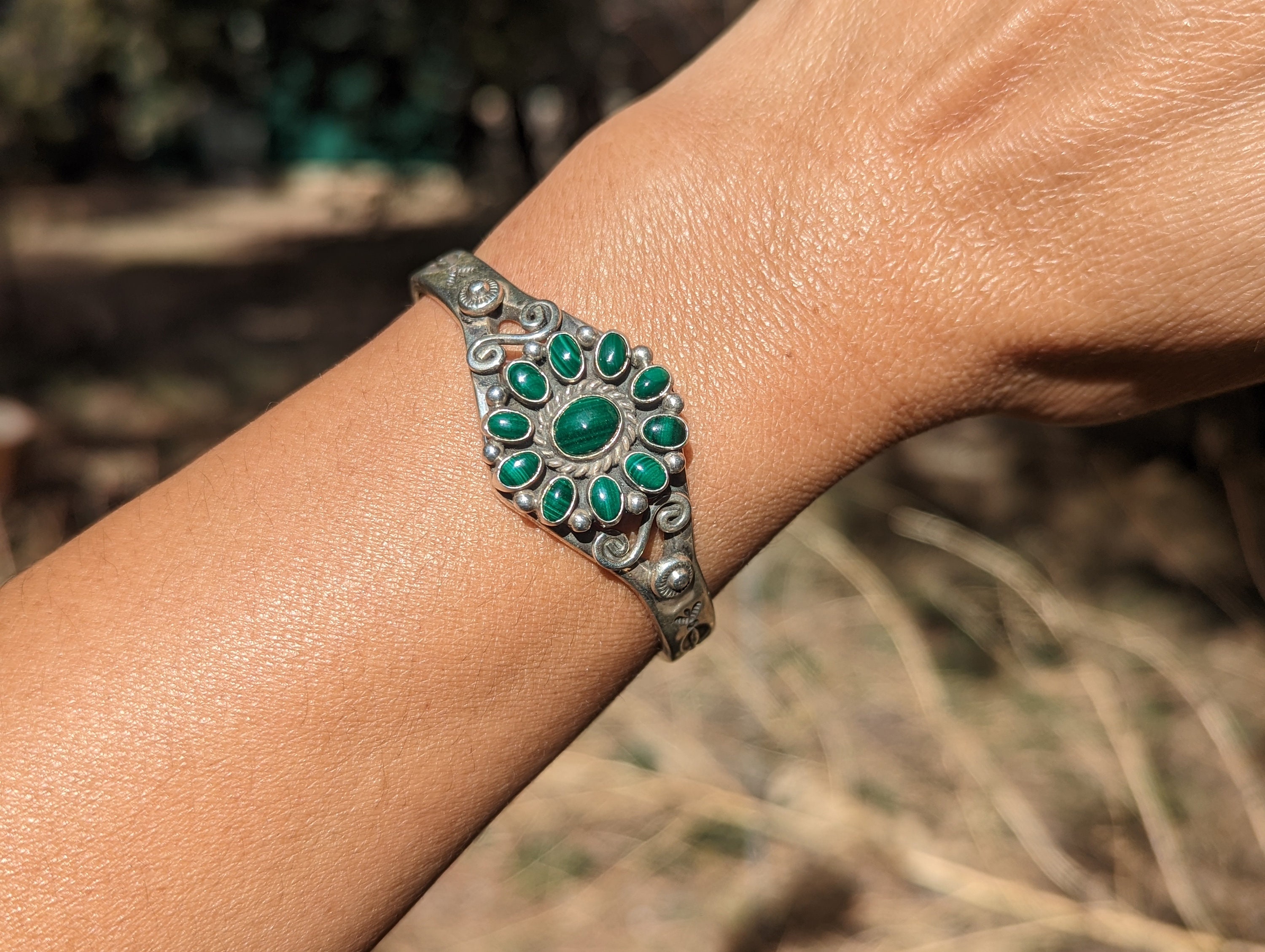 NAVAJO Lee Charley Jr シルバーターコイズ ワイヤーバングル Lee Charley Jewelry - Etsy