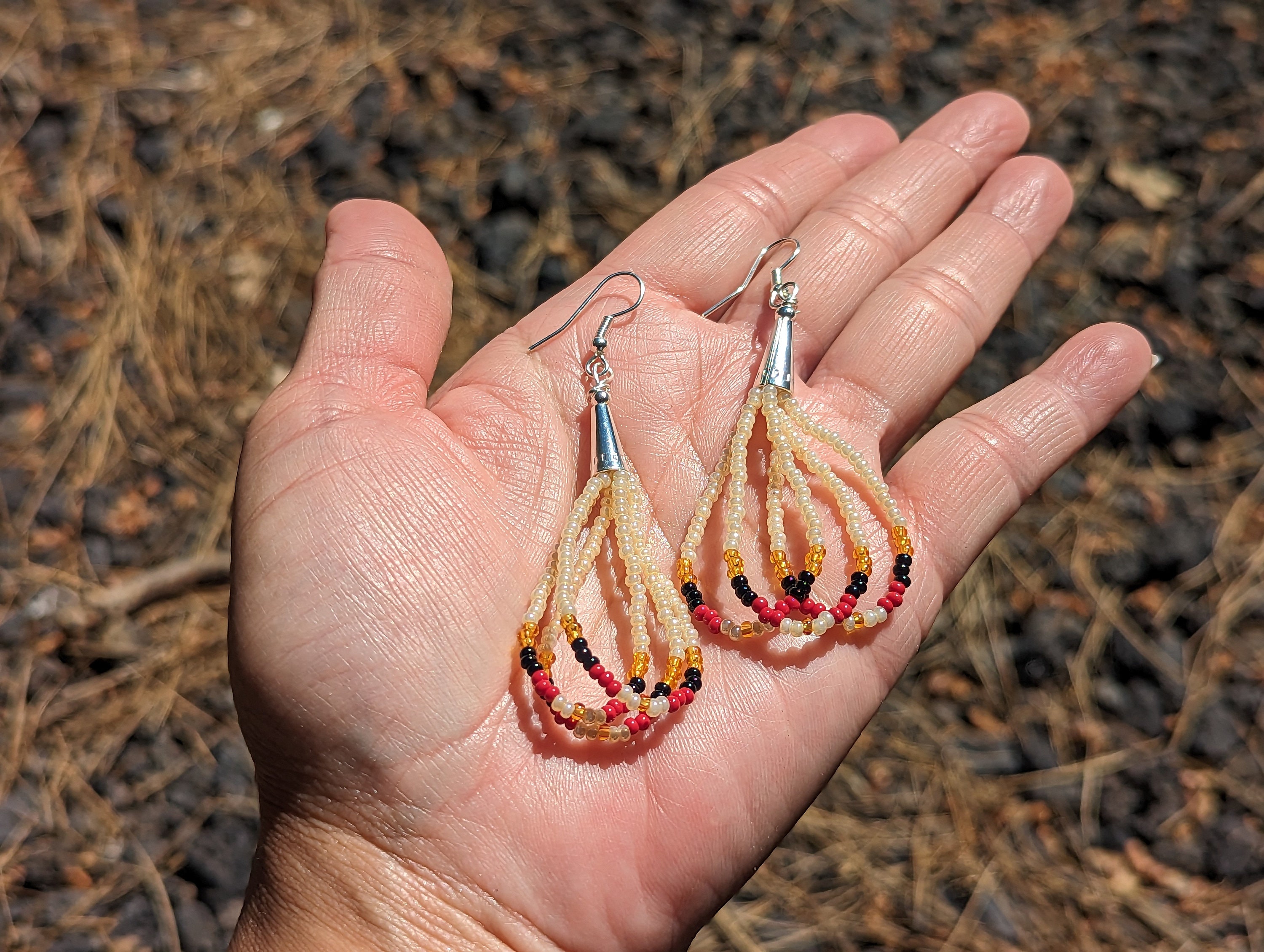 Navajojewelry Navajo Rug Necklace Earrings Set Traditional