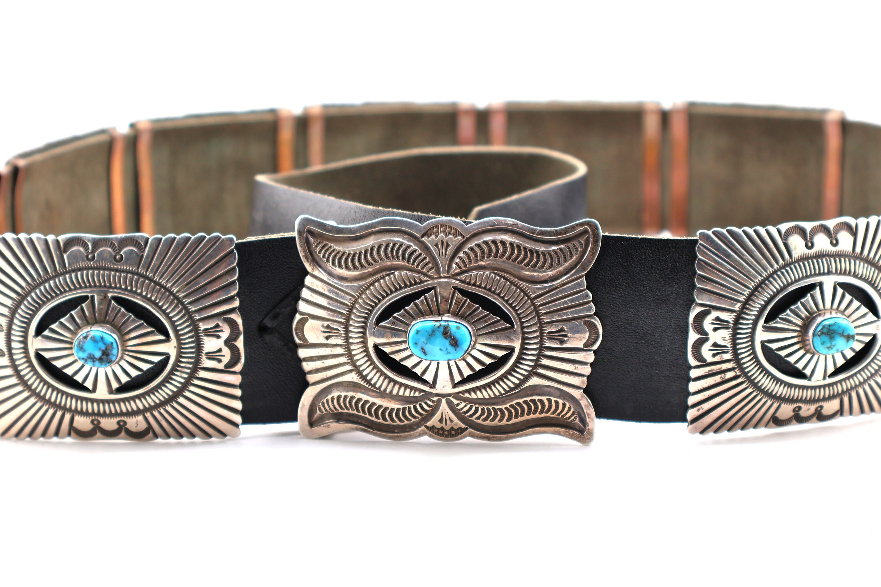 Huge 629 Gram Turquoise Slab Rare Native American Navajo Sterling Silver Concho Belt Huge 629 Gram Turquoise Slab Rare Native American Navajo Sterling Silver Concho Belt