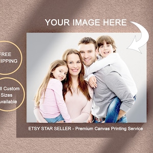 Transforme fotos em telas a partir de suas fotos, telas personalizadas, fotos de qualquer tamanho para impressão em tela, presente fotográfico, decoração de parede, impressões em tela emolduradas