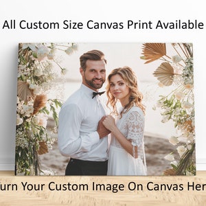 Canvas Print, Canvas Art Print, Photo Canvas, Canvas Print from Photo, Custom Canvas, Personalized Canvas, Wedding Photo Gift, Wall Decor image 8