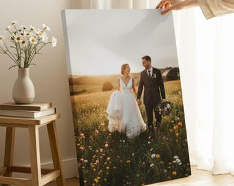 Turn Your Photos on Canvas Print - Personalized Gift, Photo Gift, Wall Art, Wedding