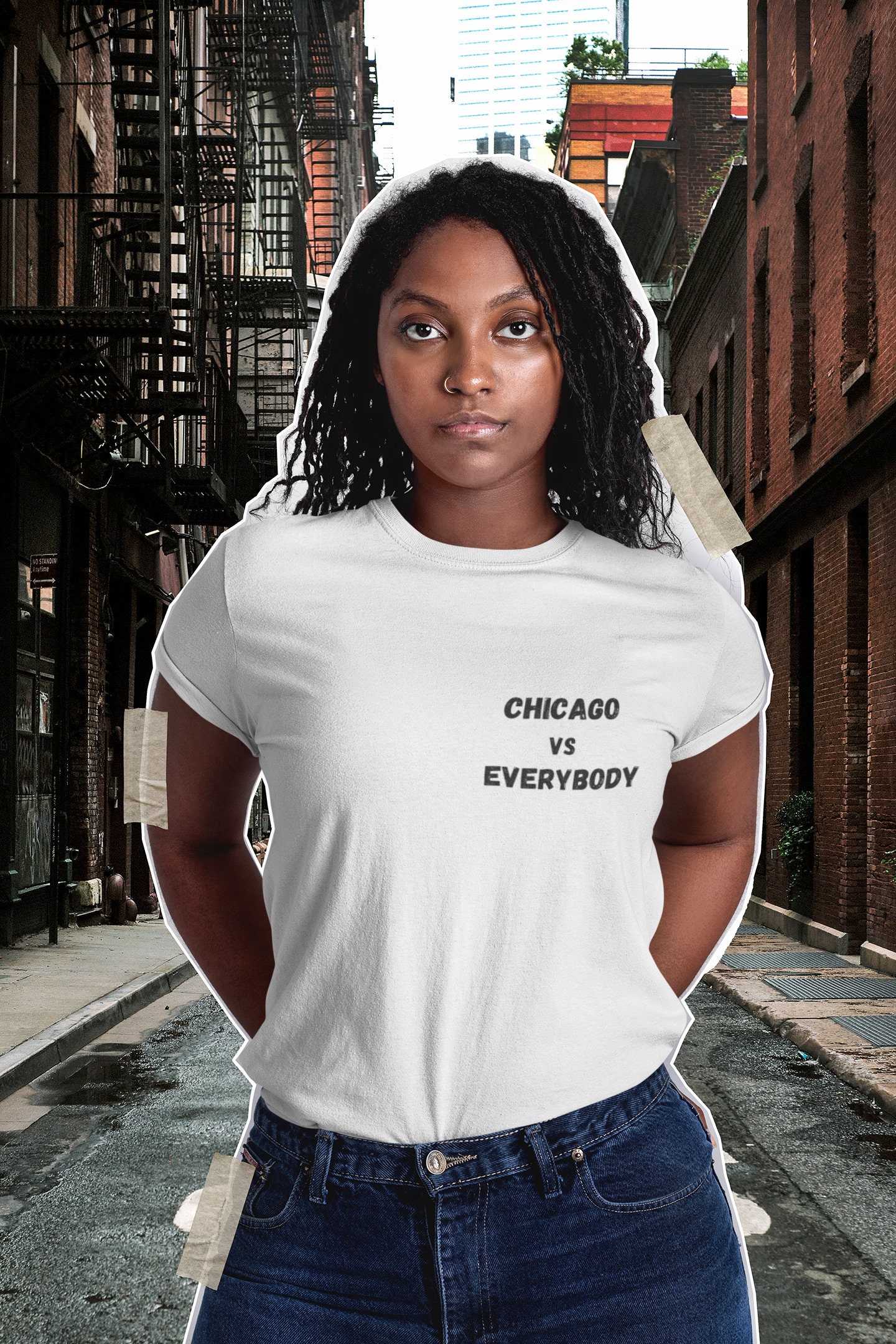 Chicago Shirt, Chicago College T-Shirt, Chicago University, Chicago Illinois, Soft Unisex Shirt, Proud Chicago Tee, Chicago vs Everybody