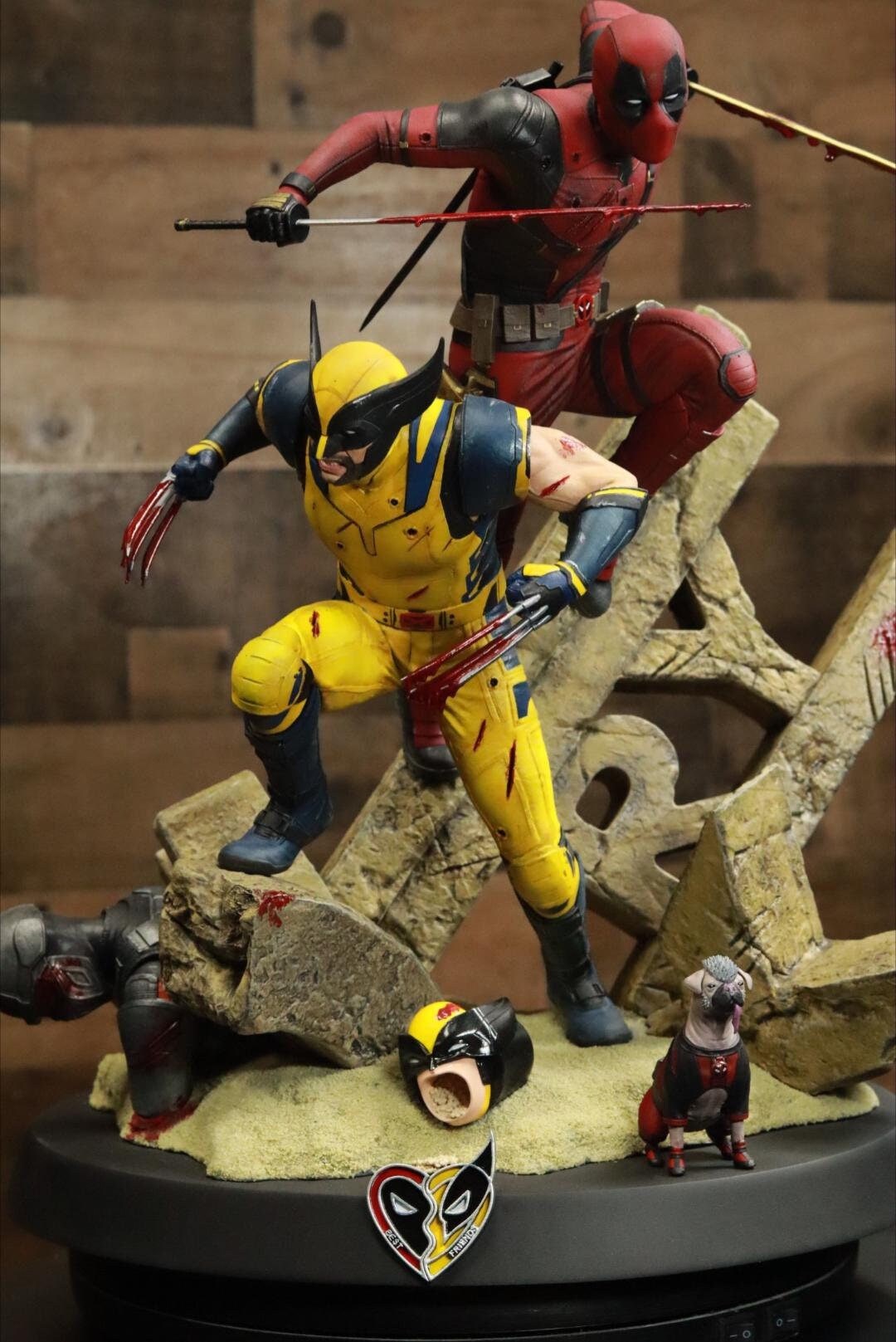 Deadpool & Wolverine 1/6 Scale 3D Printed Statue - Etsy