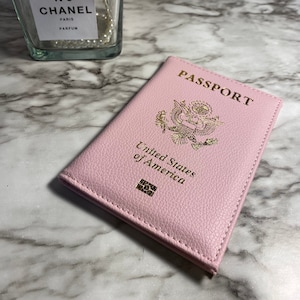 Custom Passport Holder|Personalized passport holder| Passport cover| Custom passport| Pink Passport book| Passport book| Red Passport Book|