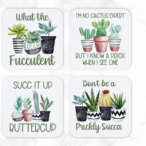 Sassy Succulent Coasters