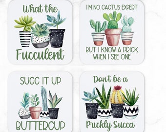 Sassy Succulent Coasters