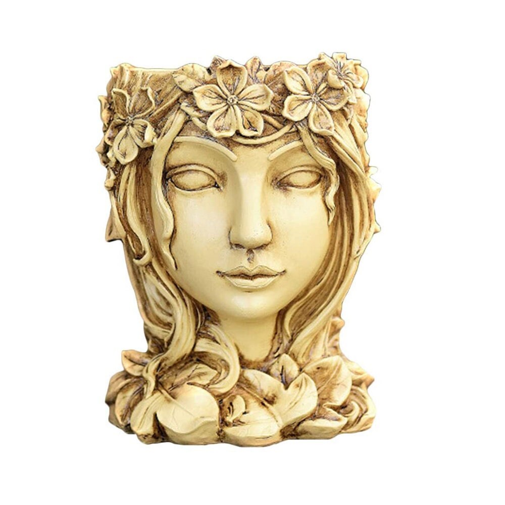 Head Planter Goodness Plant Pot Girl Flower Pot Decorative Etsy