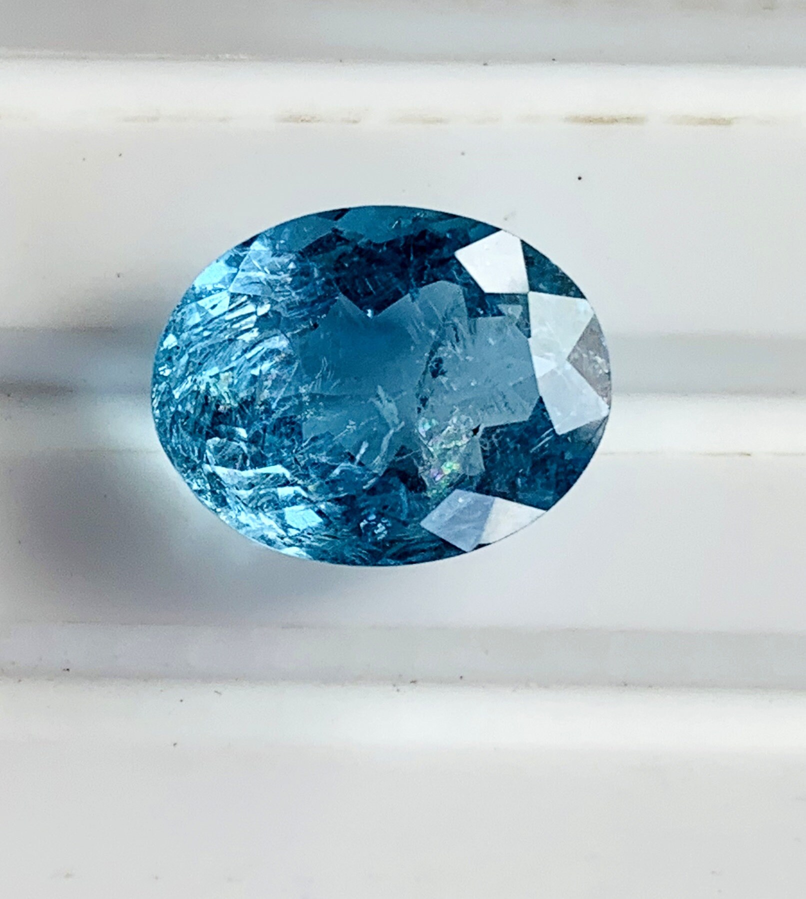 4.85 carat 100 Natural Blue Aquamarine Blue color AAA Etsy