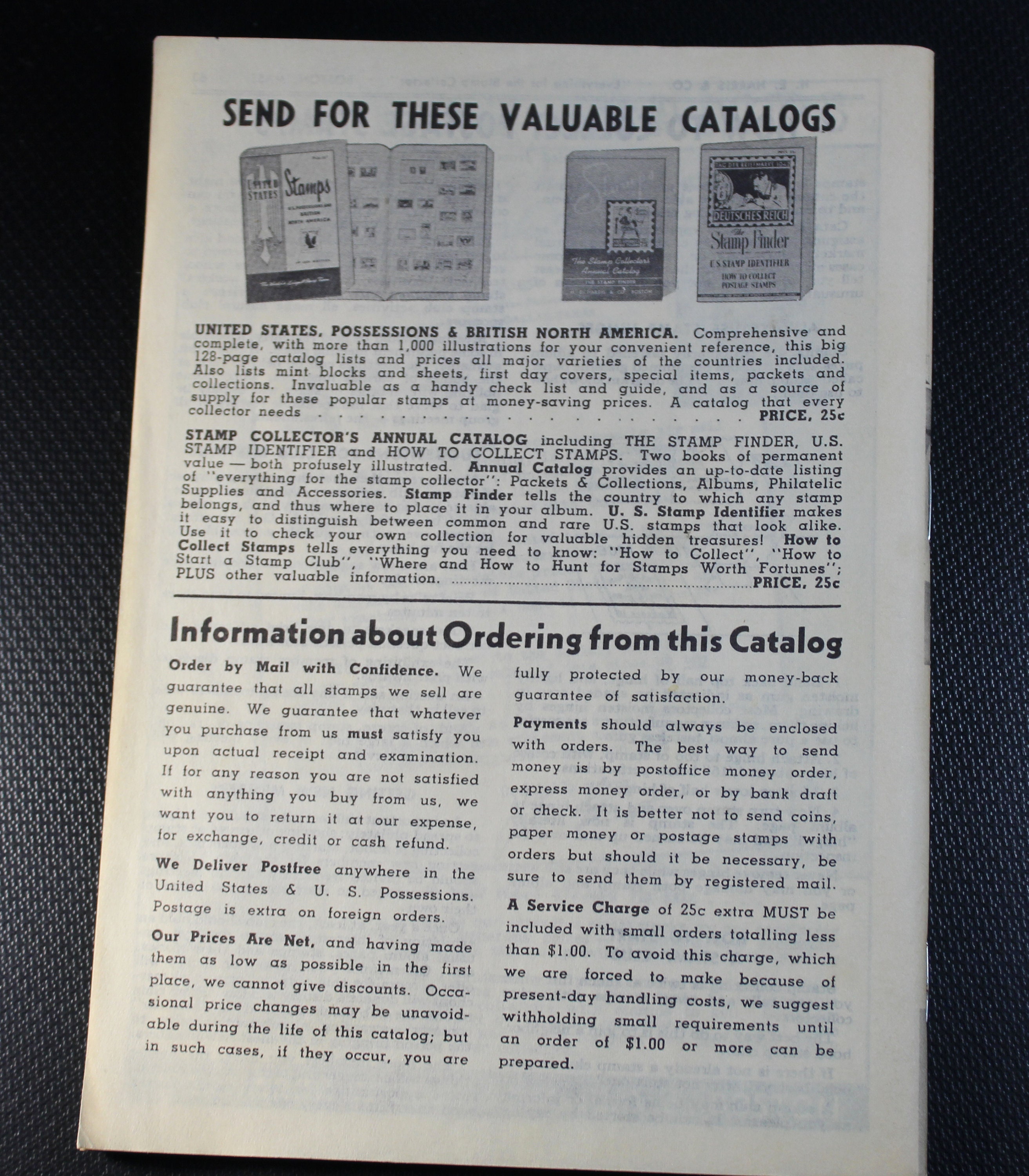 The STAMP COLLECTORS GUIDE New 1955 Edition H. E. Harris & Co. Mint