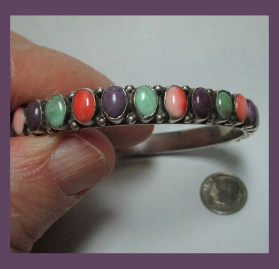 GEMSTONE CUFF BRACELET – Sterling Silver – Endles… - image 2