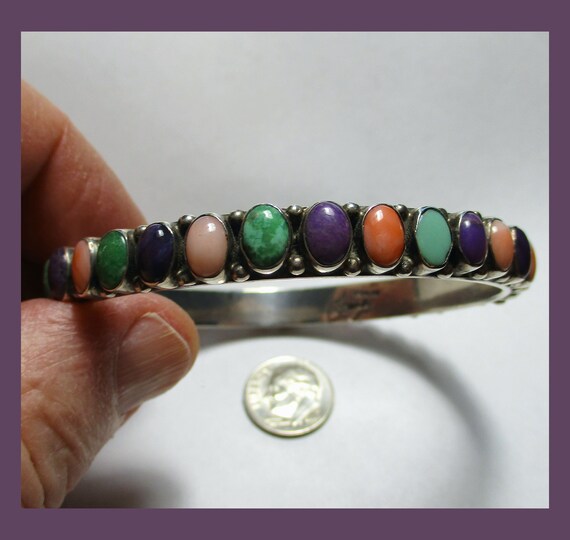 GEMSTONE CUFF BRACELET – Sterling Silver – Endles… - image 3