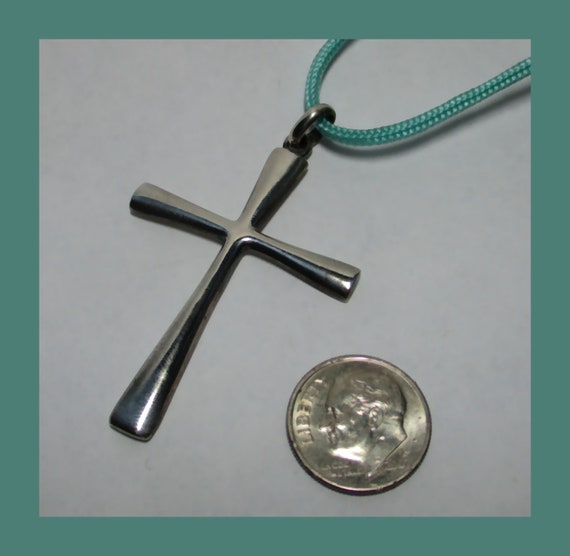 STERLING CROSS PENDANT – Sterling Silver – Classi… - image 1