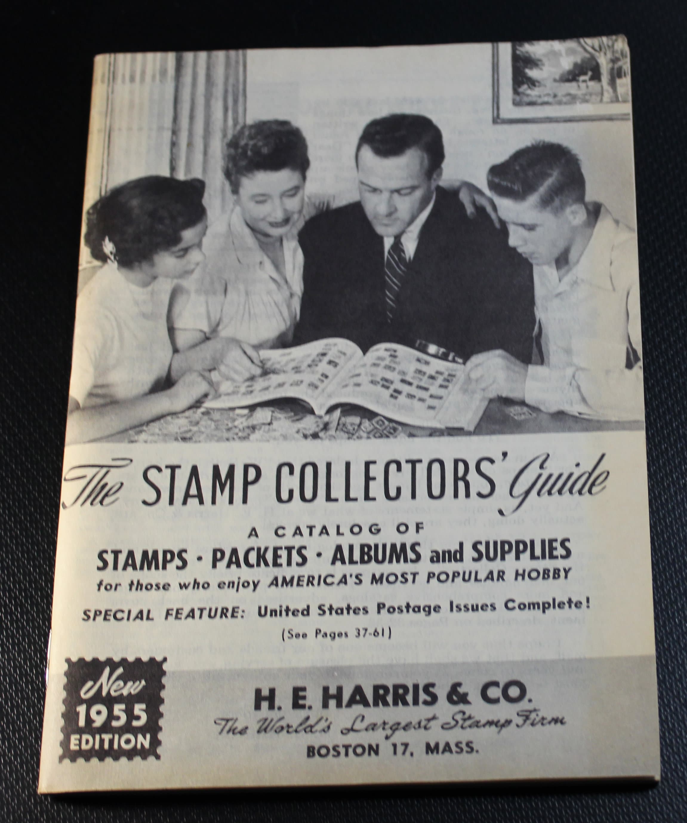 The STAMP COLLECTORS GUIDE New 1955 Edition H. E. Harris & Co. Mint