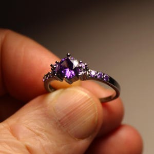 ALEXANDRITE RING – Size 12.5 – Lab Created Material - Sterling Silver - Vintage – New Old Stock – pre-1999