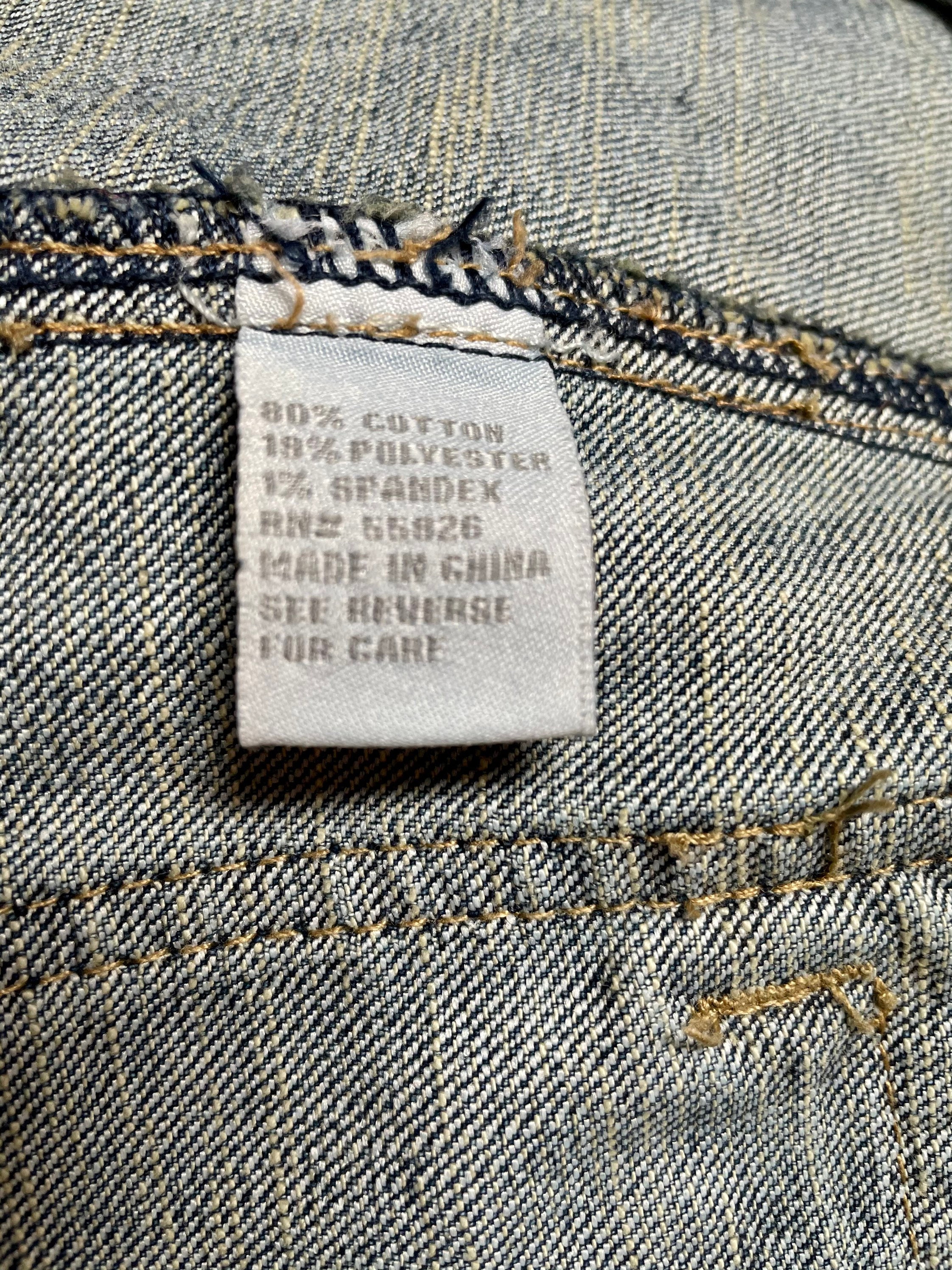 Embellished Vintage Jeans Jacket Upcycled Denim Jacket With - Etsy
