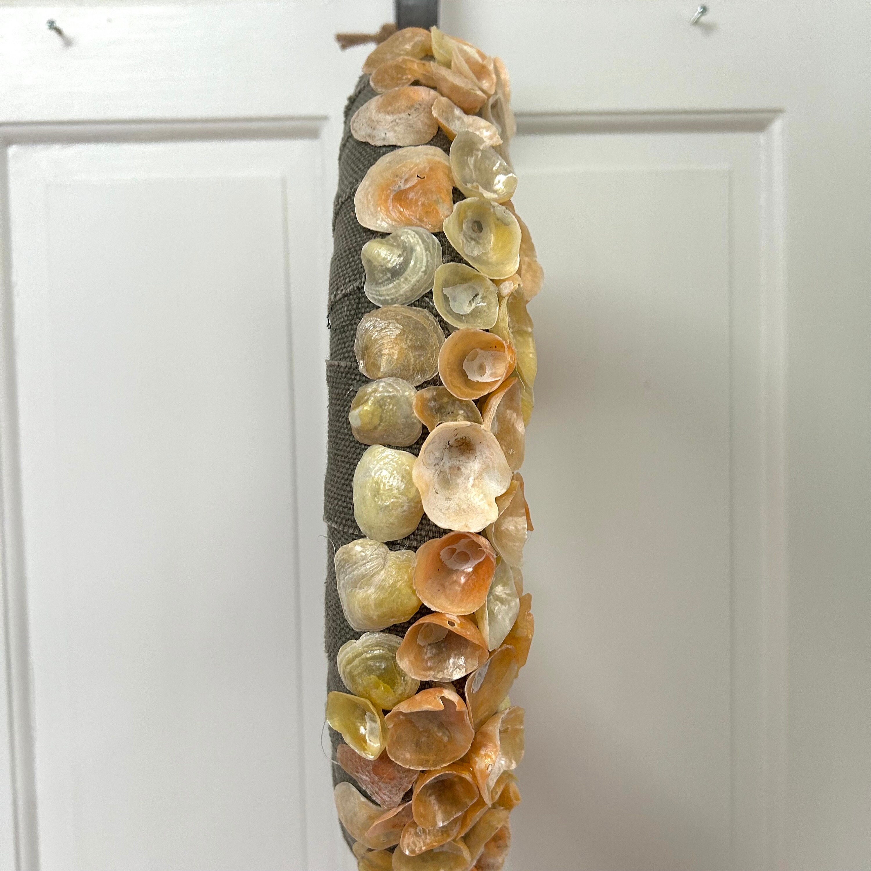 Handmade Jingle Shell Wreath, Coastal Beach Wedding Decor - Etsy