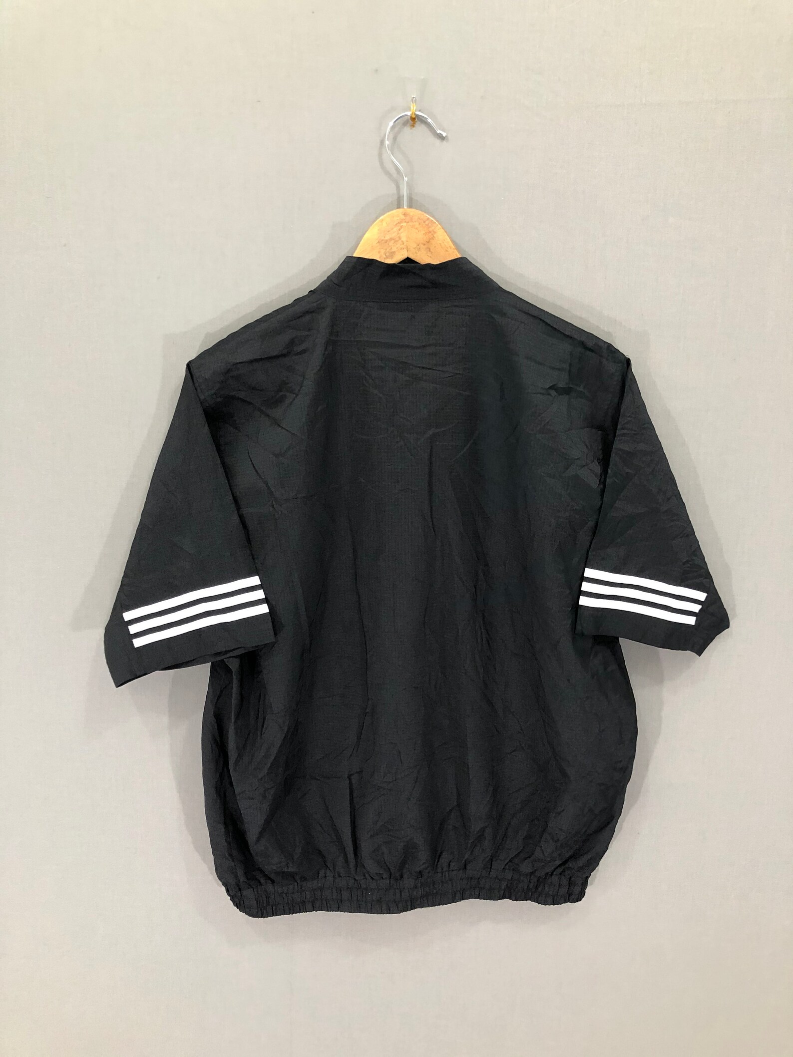 Adidas Windbreaker Jumper Jacket Black Medium 5386-4-69 - Etsy