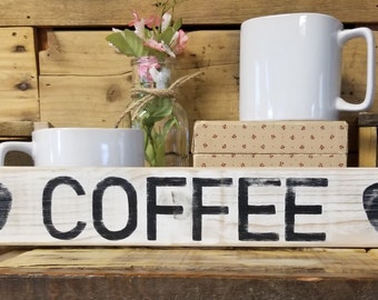 Coffee Sign,Rustic wood Sign,Kitchen Decor,Coffee Bar Sign,Farm House Decor,Coffee Bar Decor