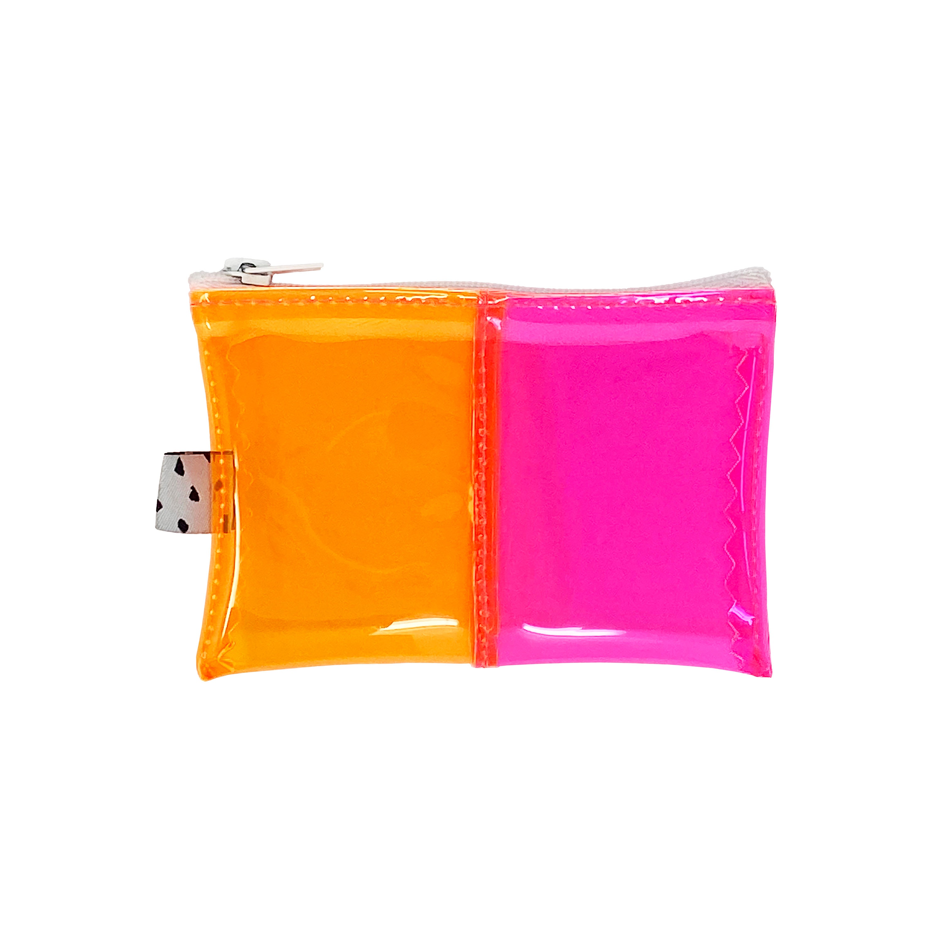 Orange Pink Vinyl Wallet Neon Jelly Wallet PVC Wallet Plastic Wallet Etsy