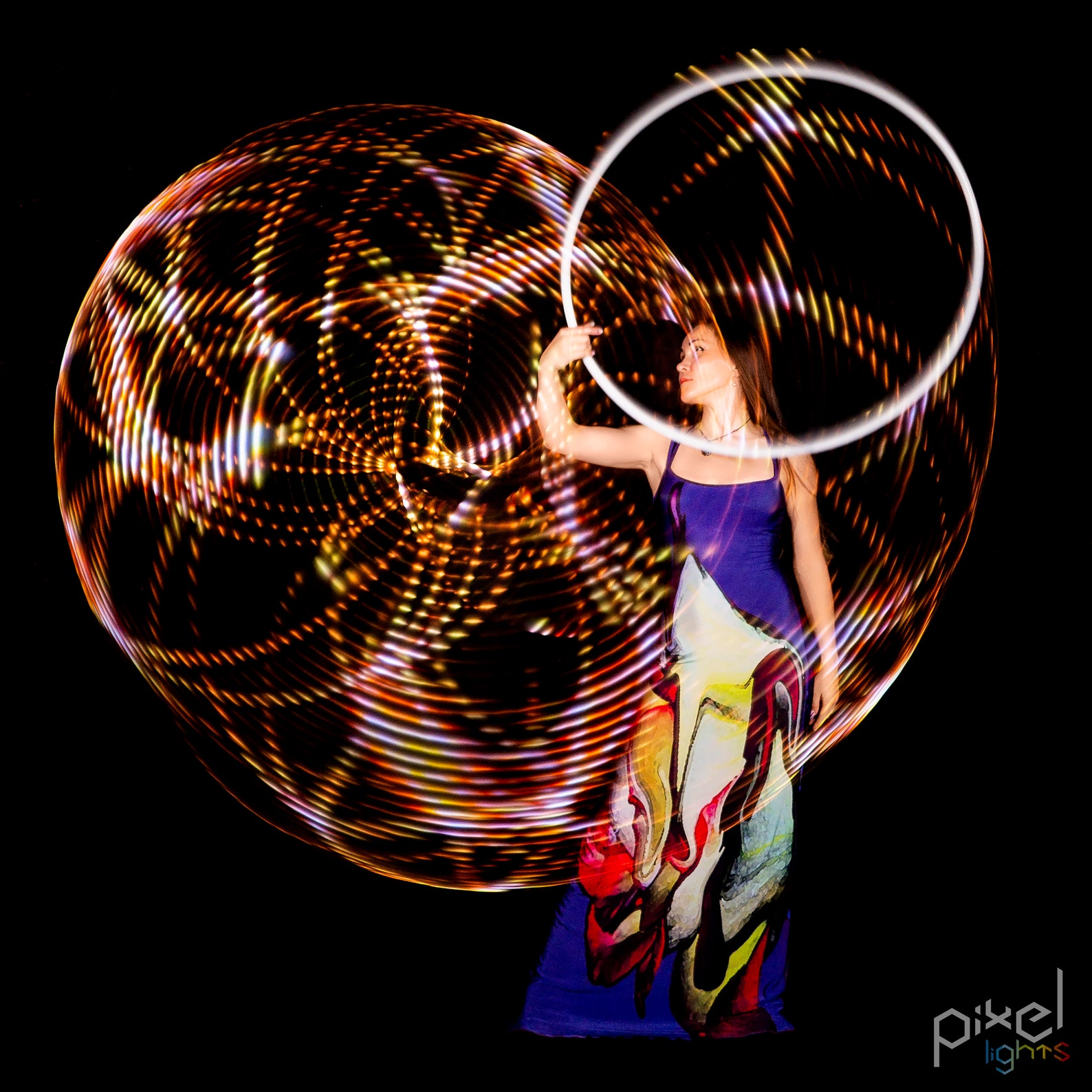LED Smart Hula Hoop Lite Any Image Uploadable Etsy Australia