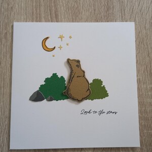 Carte de voeux faite main