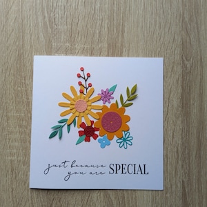 Tarjeta de felicitación hecha a mano