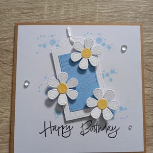 cartão de aniversário feito à mão