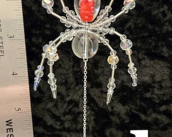Glass Beaded Spider Suncatcher - Extra Large