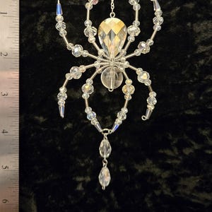 Glass Beaded Spider Suncatcher - Large image 2