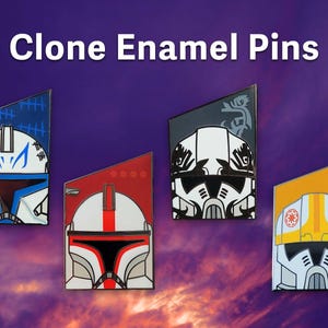 Clone Trooper Pins - The Clone Wars Inspired 501st, 212th, 104th and More!