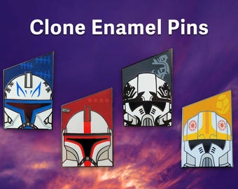Clone Trooper Pins - The Clone Wars Inspired 501st, 212th, 104th and More!