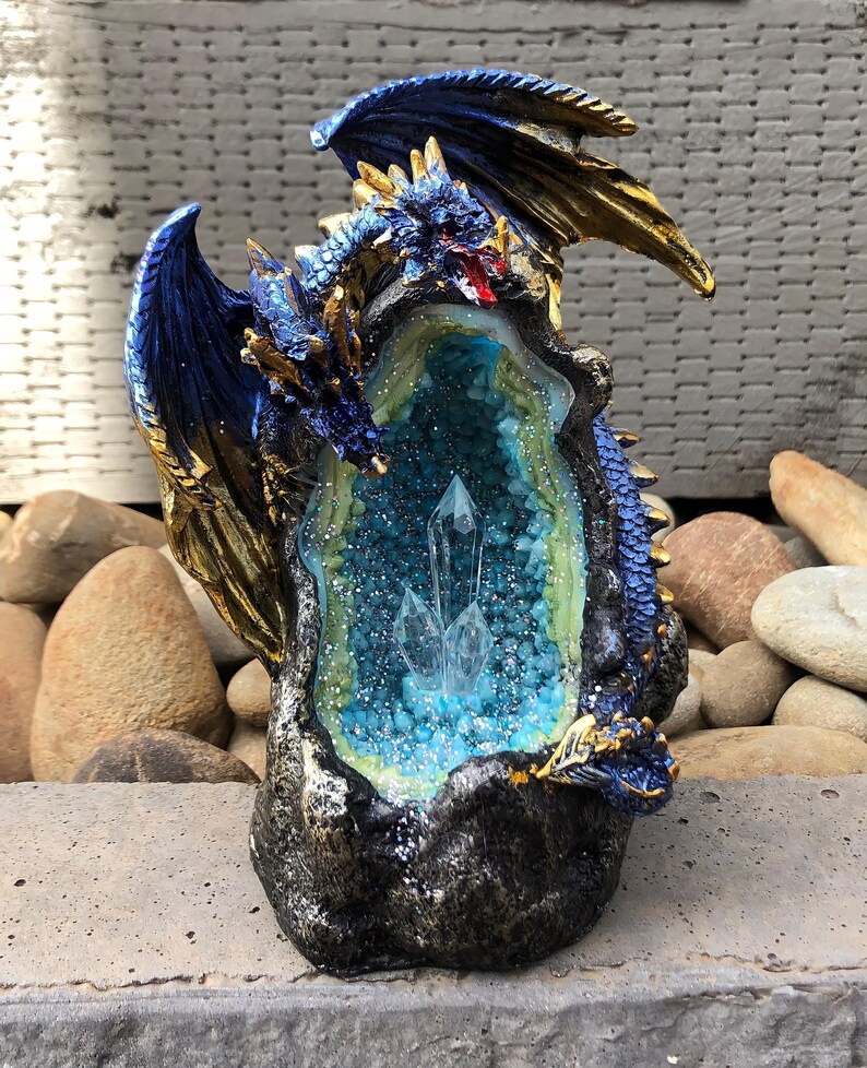 blue dragon incense burner