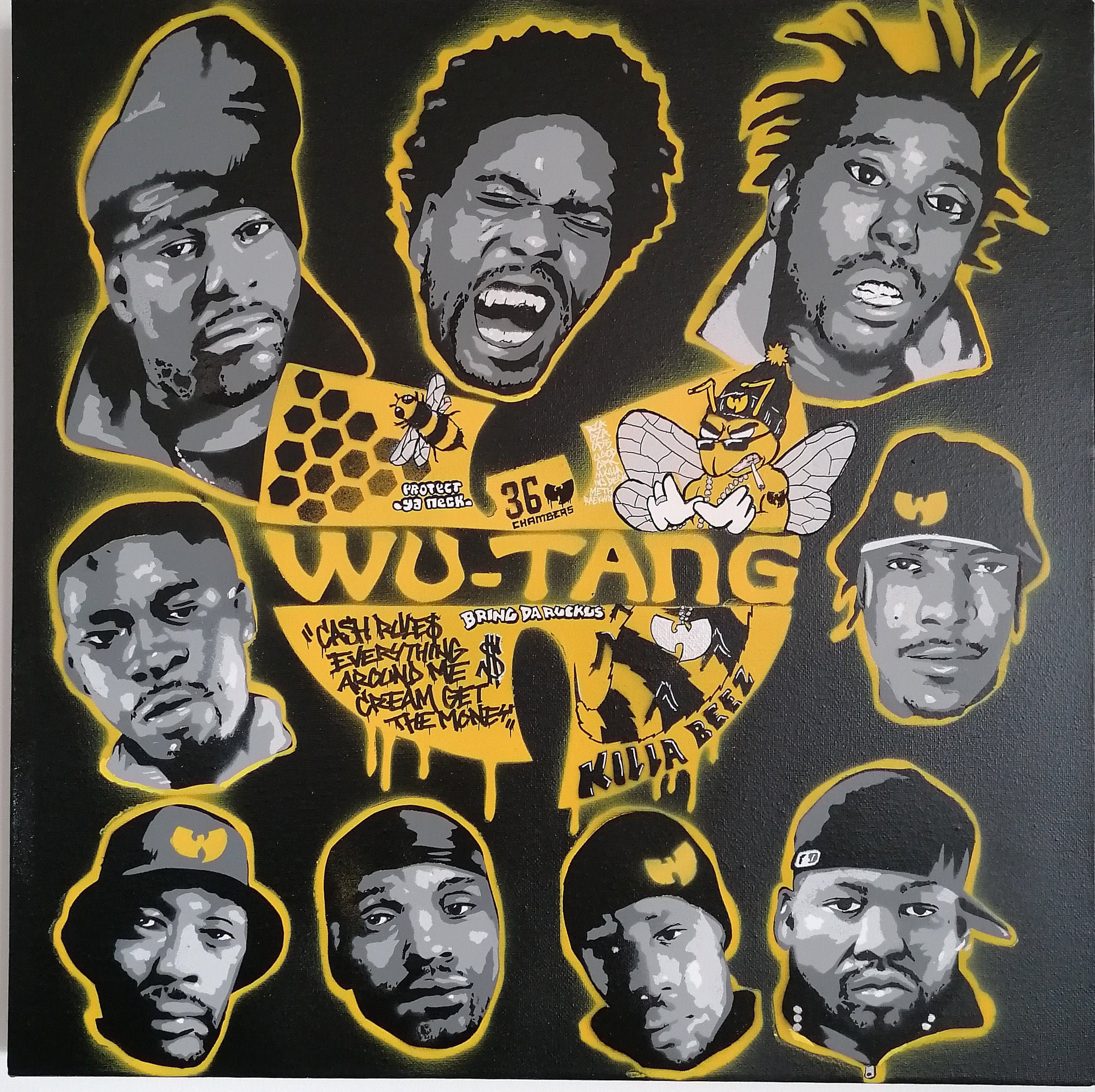 WU-TANG CLAN 90'ビンテージポスター-