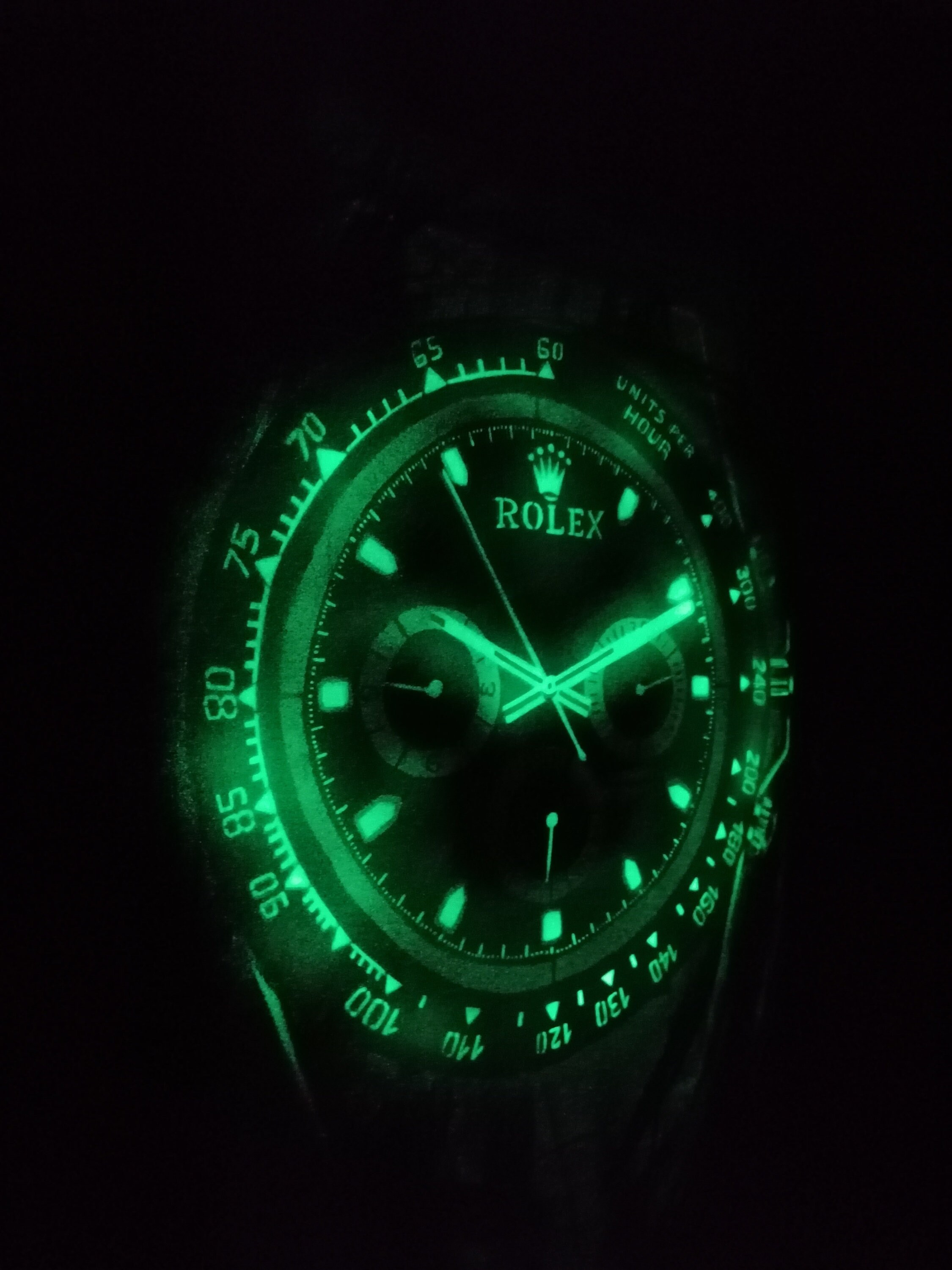 A 50yearold Rolex Daytona glow in the dark canvas Etsy