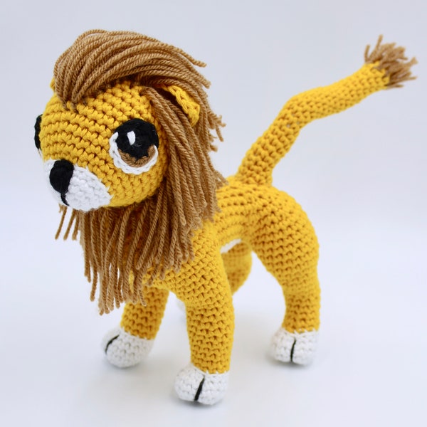 La-John Löwe - Häkelanleitung - Löwe Amigurumi - Amigurumi Anleitung - Löwe Anleitung - DIY - Lejon - Henja Design