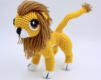La-John Lion - Crochet Pattern - Lion Amigurumi - Amigurumi Pattern - Lion Pattern - DIY - Lejon - Henja Design