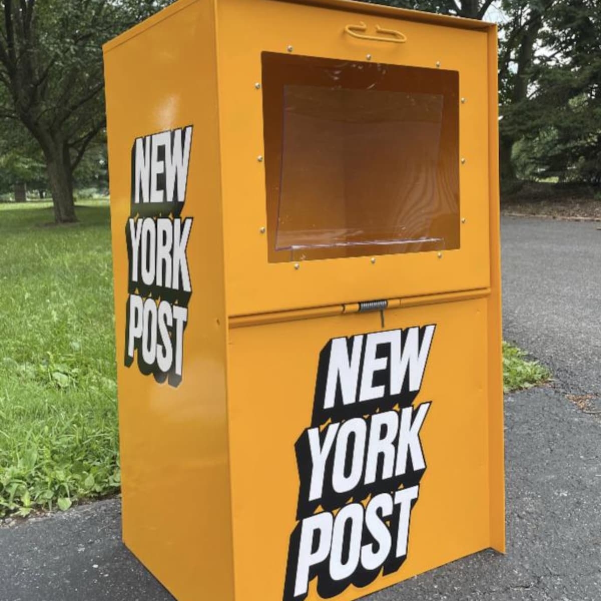 New York Post Vinyl Record Stand Newspaper Box - Etsy