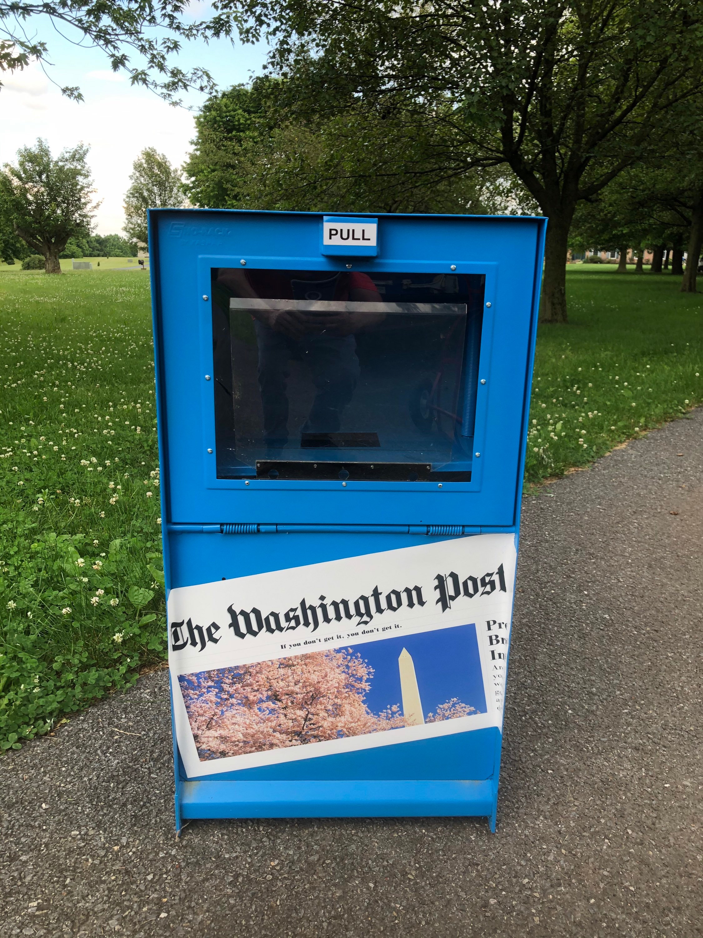 Washington Post Record Stand Newspaper Box Etsy