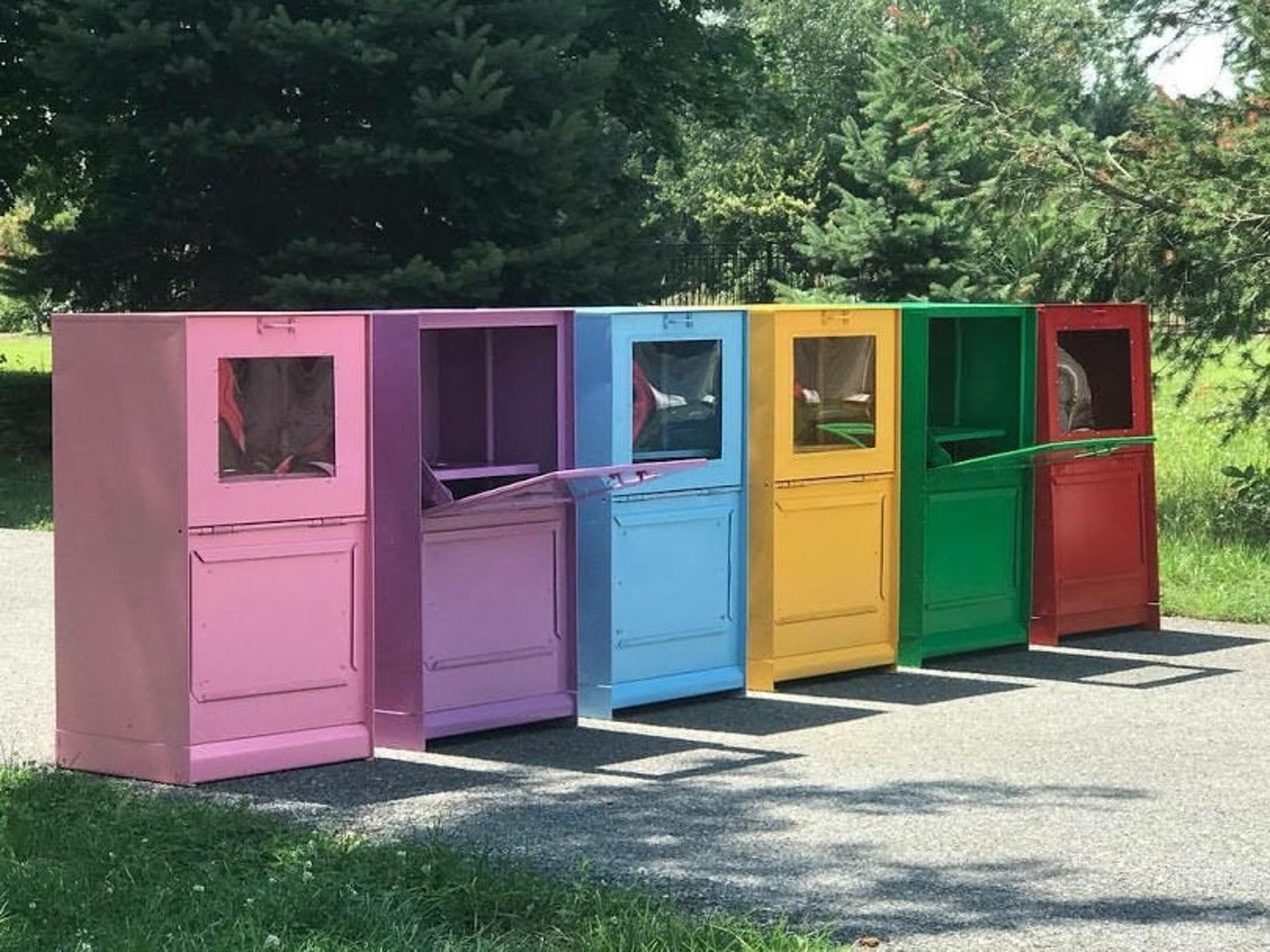 Custom Newspaper Box with Your Copy in Three 3 Locations Etsy