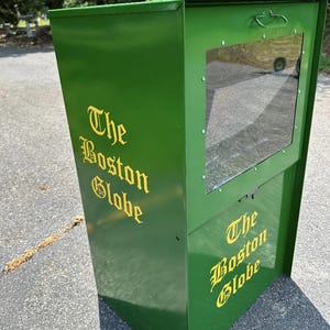 Soporte para tocadiscos de vinilo del Boston Globe