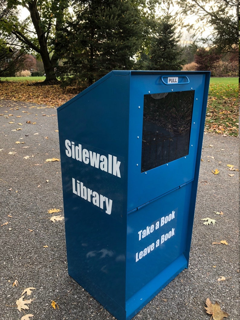 Deluxe Little Sidewalk Library Etsy