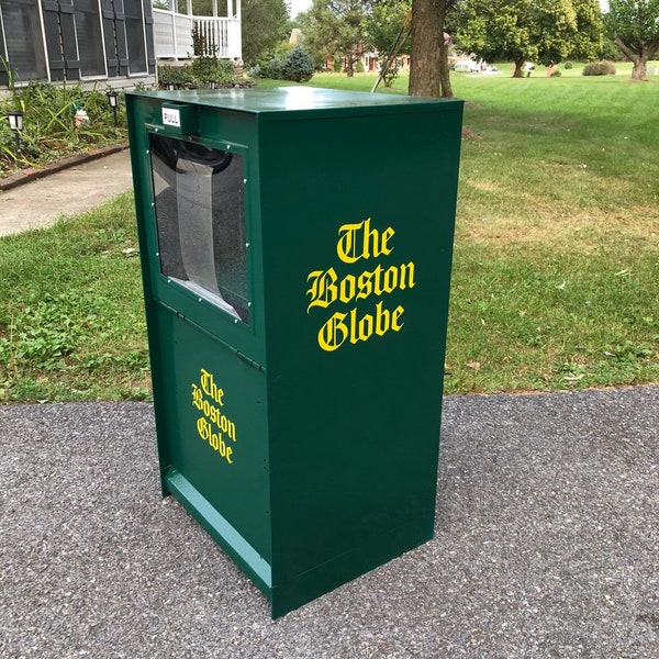 Boston Globe Vinyl Record Player Stand