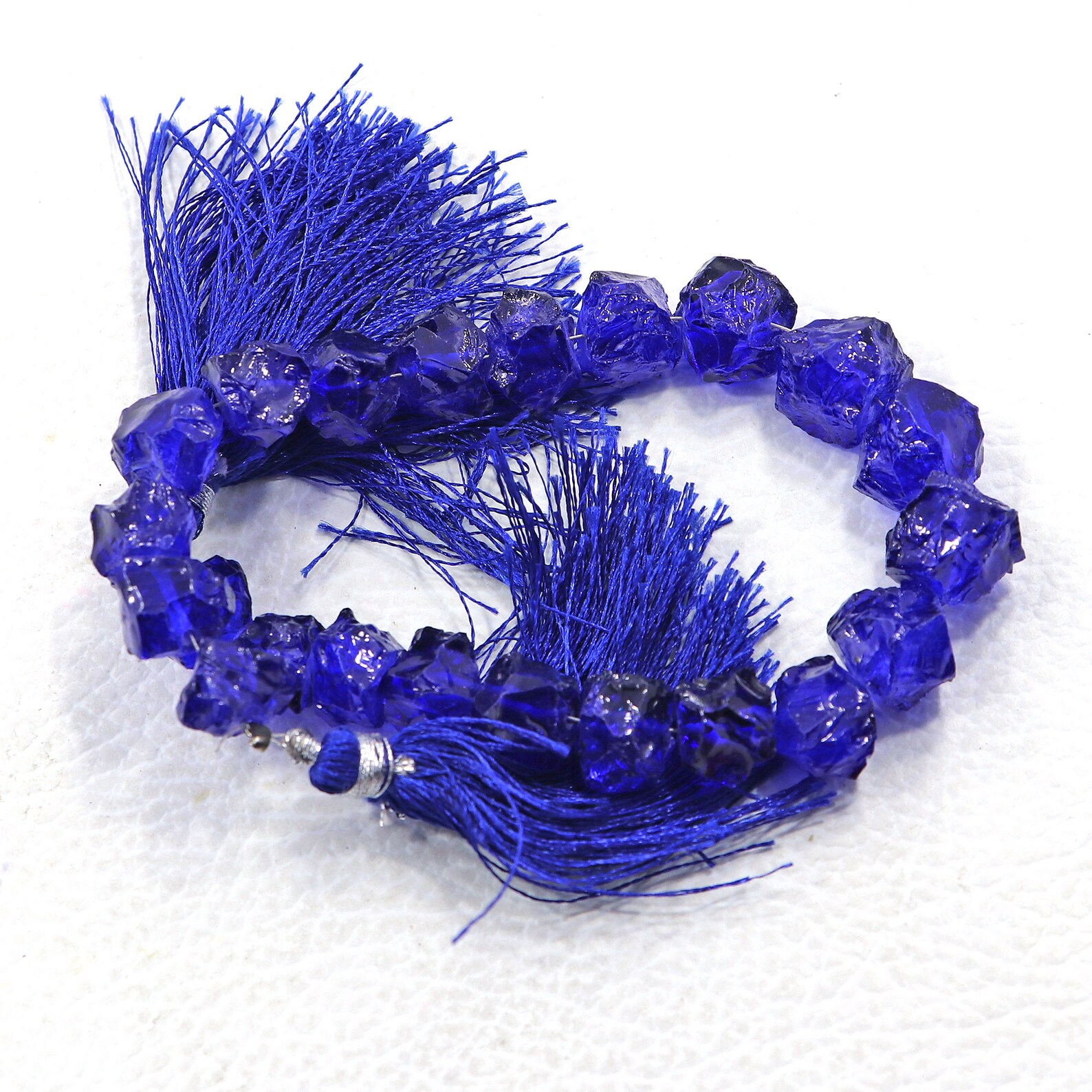 22 Pieces Blue Quartz Gemstone Beads Uneven Beads Drilled Etsy